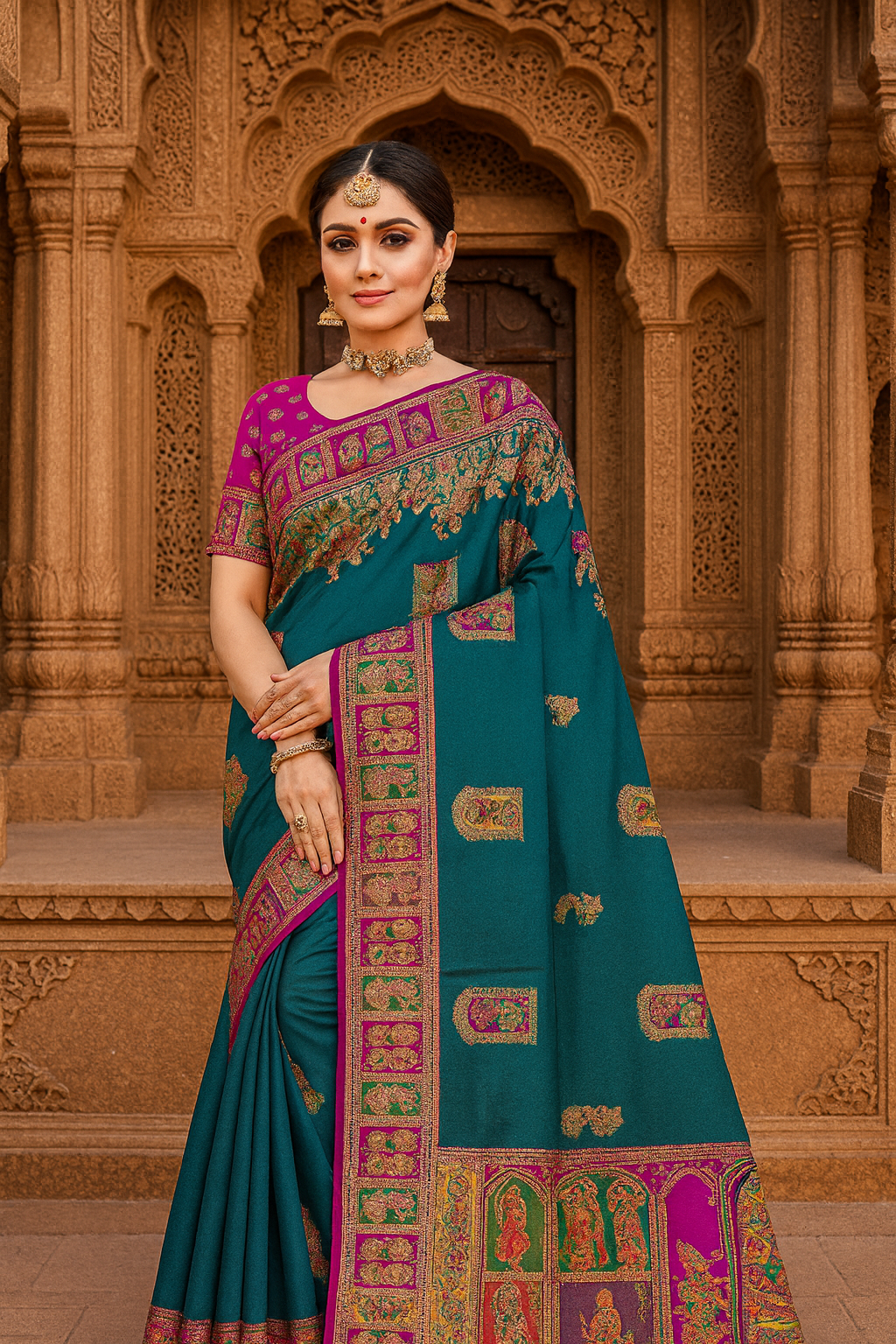 Premium Woven Design Silk Saree