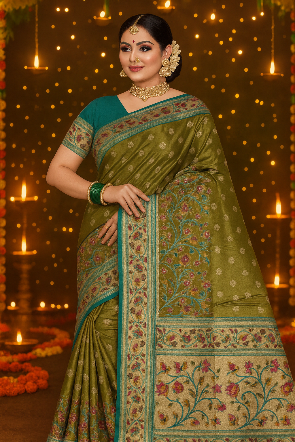 Exquisite Woven Silk Saree