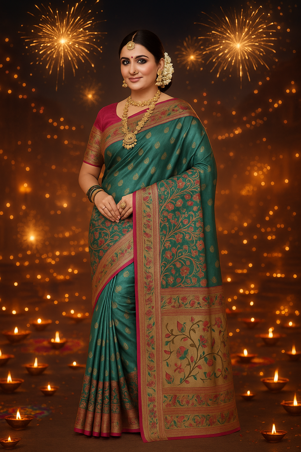 Exquisite Woven Silk Saree