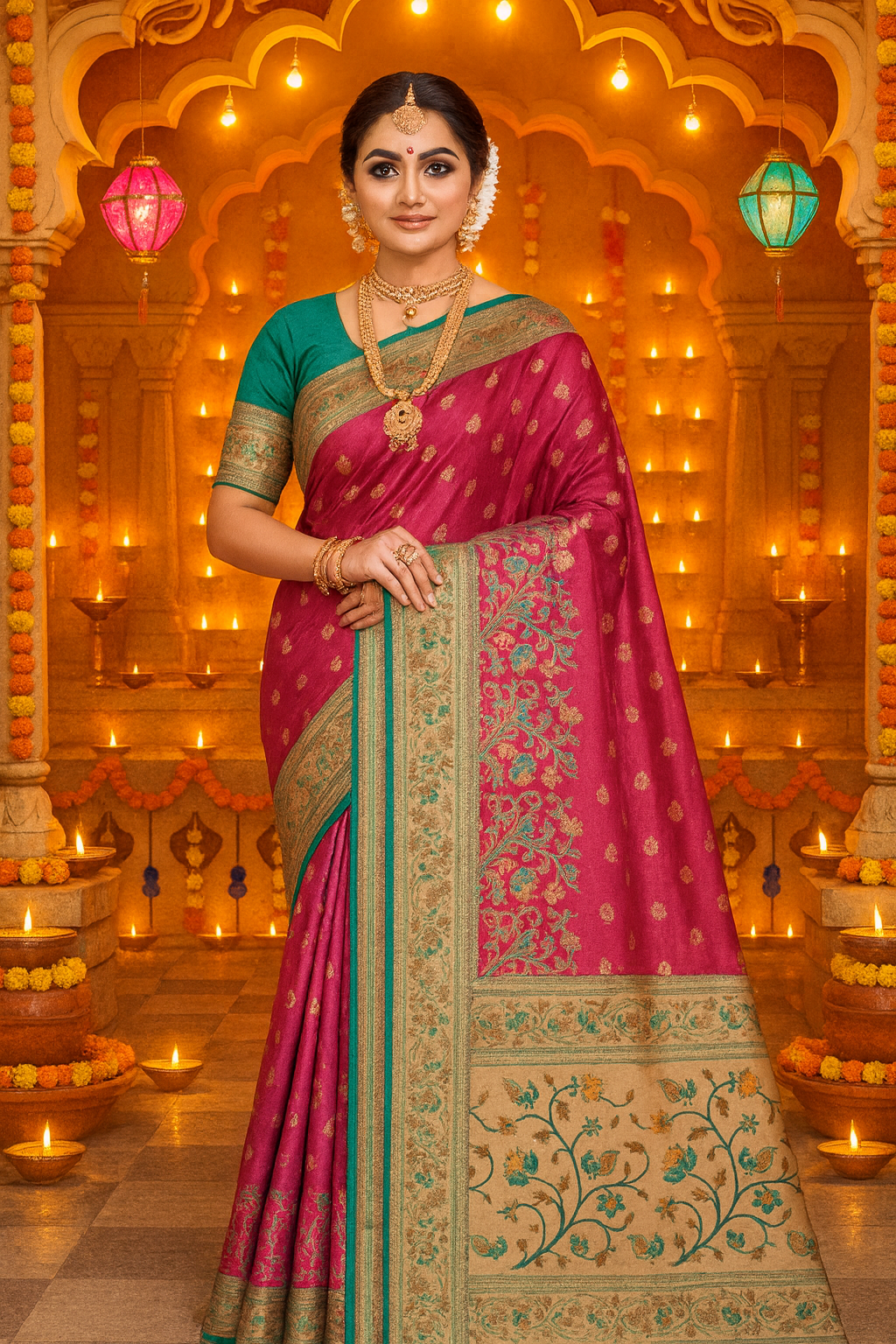Exquisite Woven Silk Saree