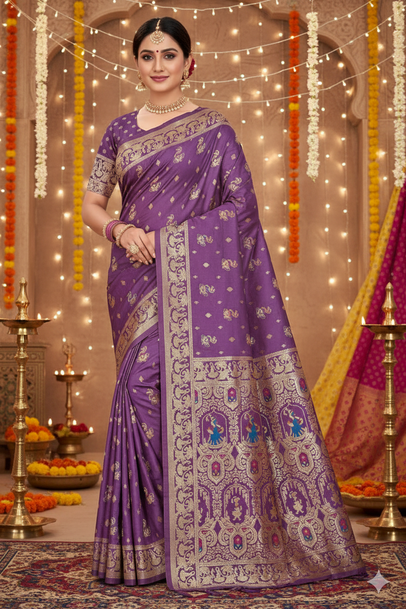 The Heritage Silk Woven Saree