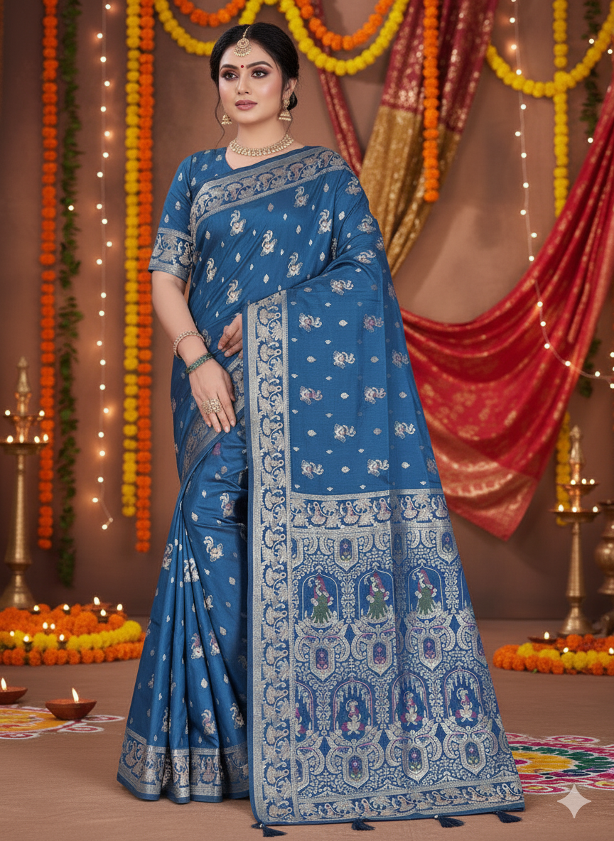 The Heritage Silk Woven Saree