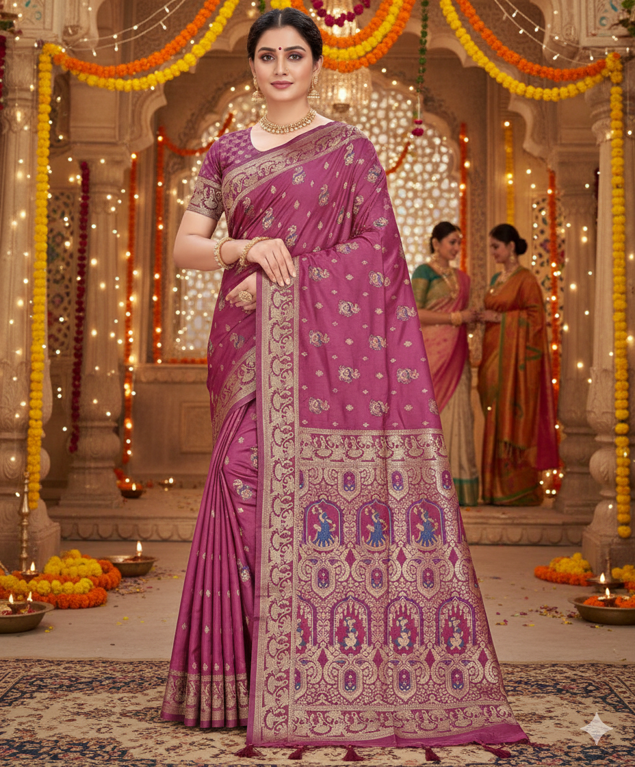 The Heritage Silk Woven Saree