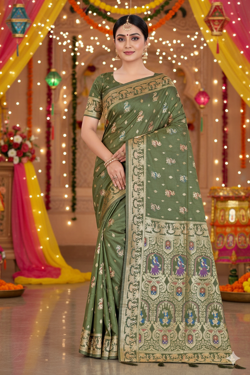 The Heritage Silk Woven Saree